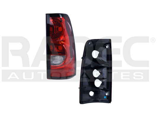 CALAVERA TRASERA CV SILVERADO 05-06/CUSTOM 05-07 FILO NEGRO